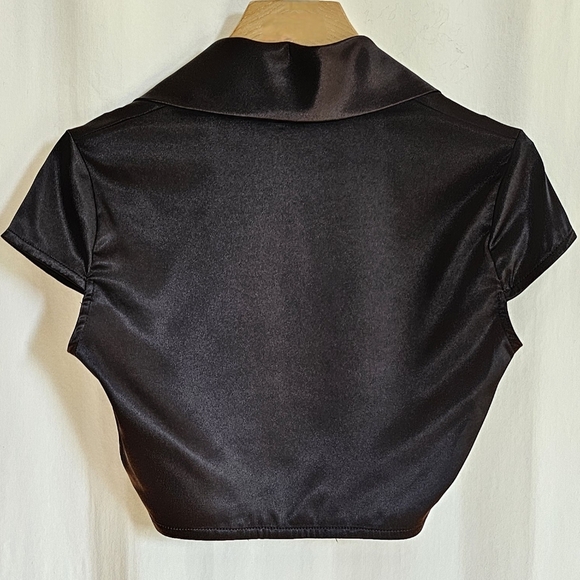🇨🇦 Le Chateau Bolero Shrug Crop Top - Picture 7 of 16